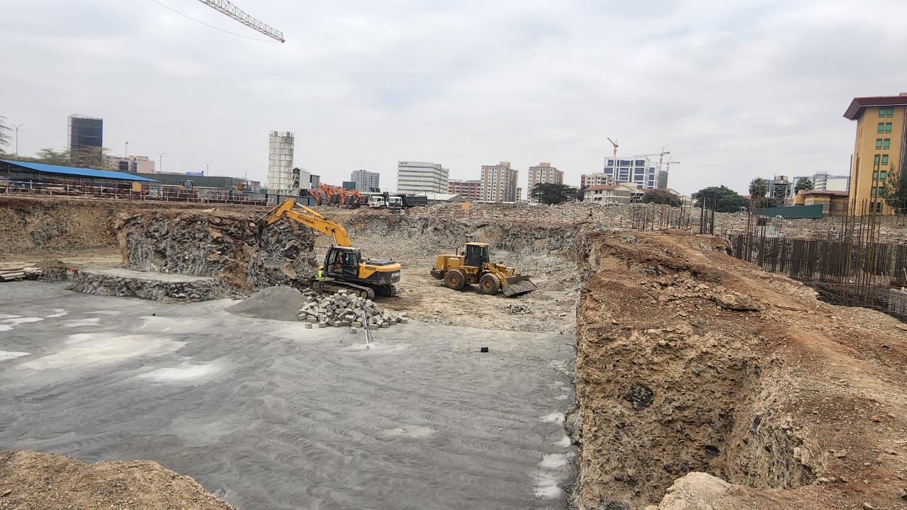 Affordable housing Basement Excavation South C by Trust Partners Geo-Group Trust Partners Geo-Group South C Basement Excavation