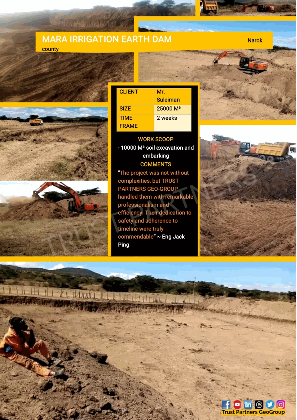 Trust Partners Geo-Group | Dam excavation in Narok Trust Partners Geo-Group | Dam excavation in Narok