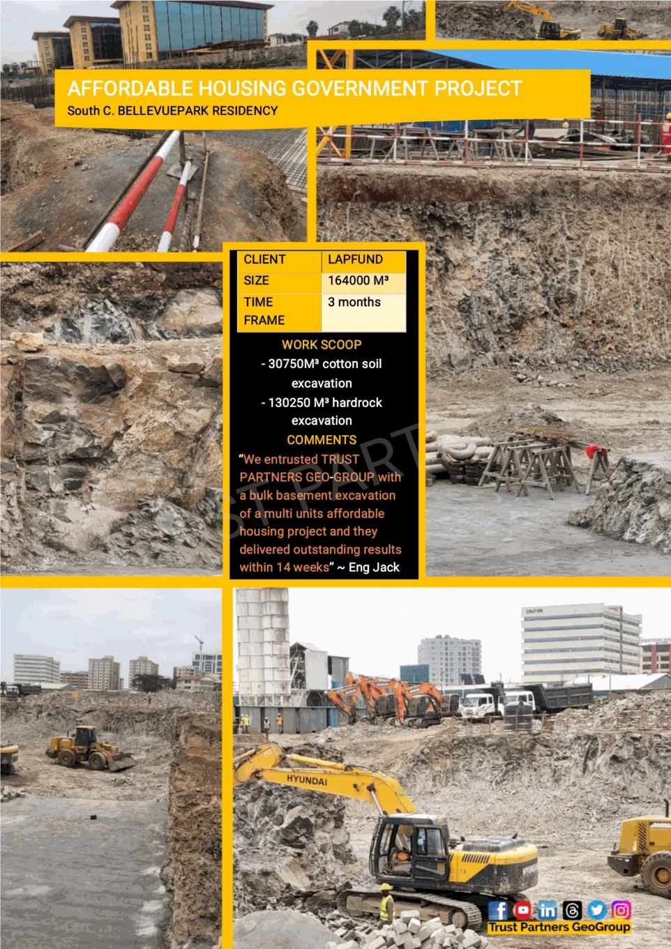 Trust Partners Geo-Group | basement excavation in South C Trust Partners Geo-Group | basement excavation in South C