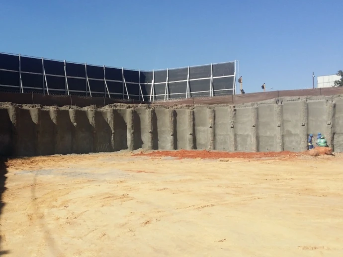 Mombasa 4 meters basement excavation and shoring